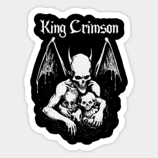 Dreams Unveiled King Crimson Sticker